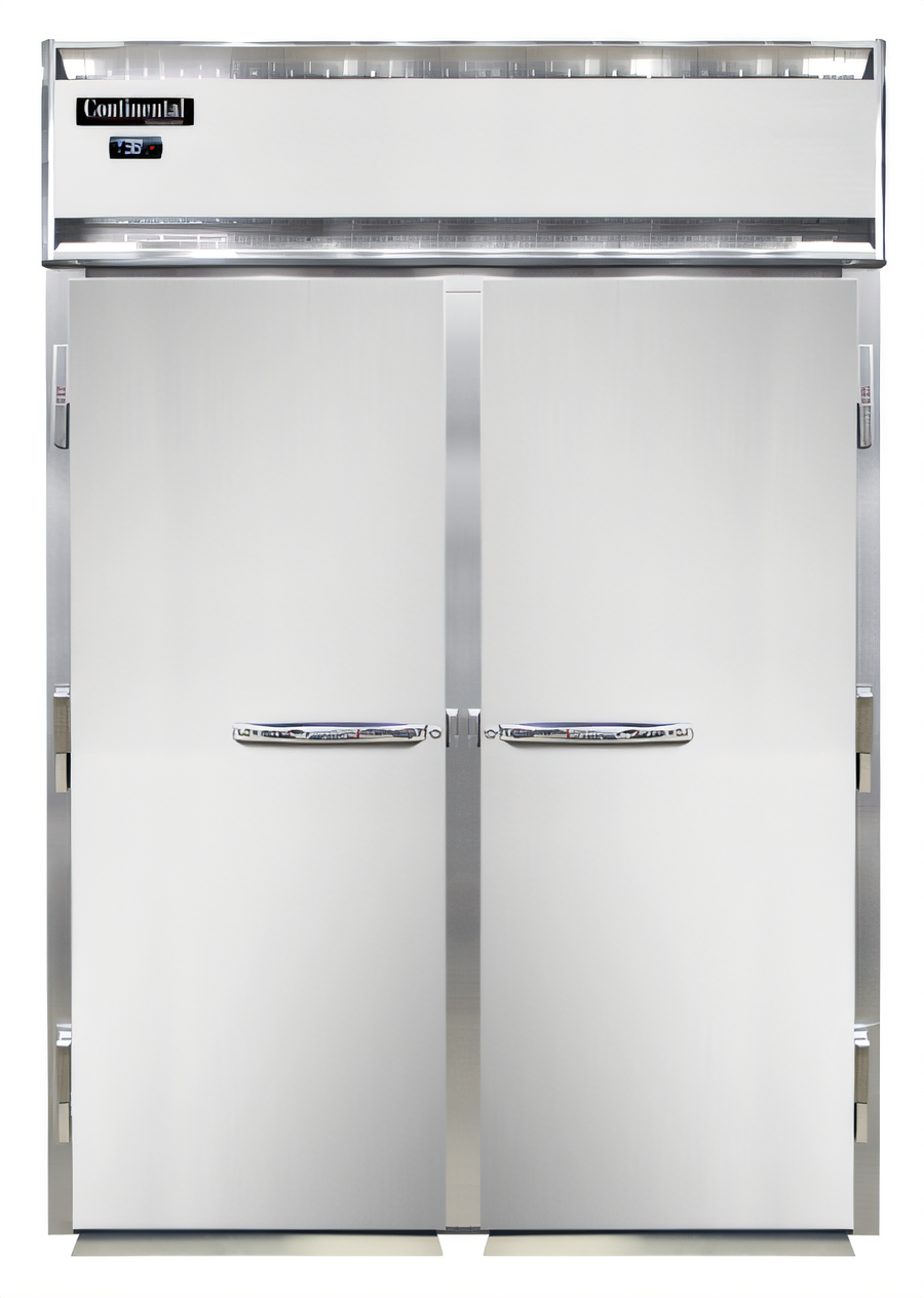 Product image #1 for Continental Refrigerator Designer Line Two-Section Extra-High Roll-In Freezer with Stainless Steel Interior and Exterior