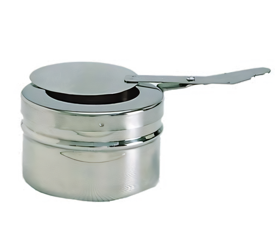 Product image #1 for Standard Stainless Steel Chafer Fuel Holder with Cover for #8 Canned or Wicked Fuel