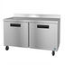 Thumbnail image #1 for Hoshizaki Steelheart WF60B-01 60-Inch Two-Section Stainless Steel Worktop Freezer with Solid Hinged Doors and Cylinder Locks