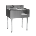 Thumbnail image #1 for Eagle Group 1800 Series BM50-18L-7 50-Inch Underbar Ice Bin/Cocktail Station with Blender Recess, 75-Lb. Ice Capacity & 7-Circuit Cold Plate
