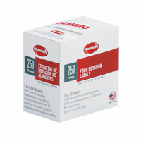 StoreSafe® Blank Food Rotation Labels, 1-1/4 x 2 Inch, White, 250 Labels per Roll