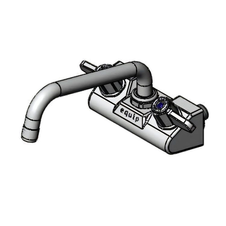 Product image #1 for Equip 4" Wall Mount Mixing Faucet with 8" Swing Nozzle and Lever Handles
