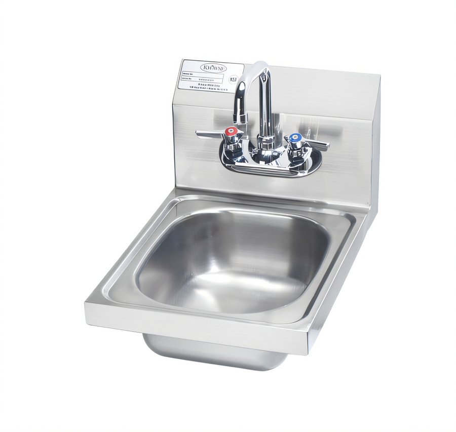 Product image #1 for Krowne 12-Inch Wall-Mount Space Saver Hand Sink with Faucet