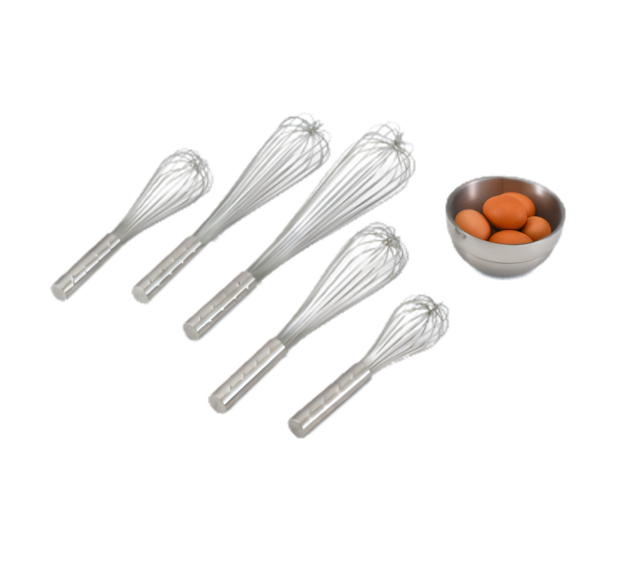 Product image #1 for Vollrath 14-Inch Stainless Steel Piano Whip with Comfort-Nub Handle