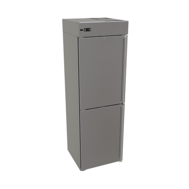 Product image #1 for Glastender One-Zone Top-Serviced High-Profile 24-Inch Wide Two-Section Half-Door Back Bar Cooler