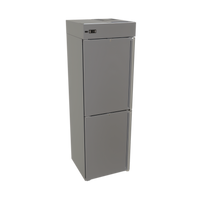 Glastender One-Zone Top-Serviced High-Profile 24-Inch Wide Two-Section Half-Door Back Bar Cooler