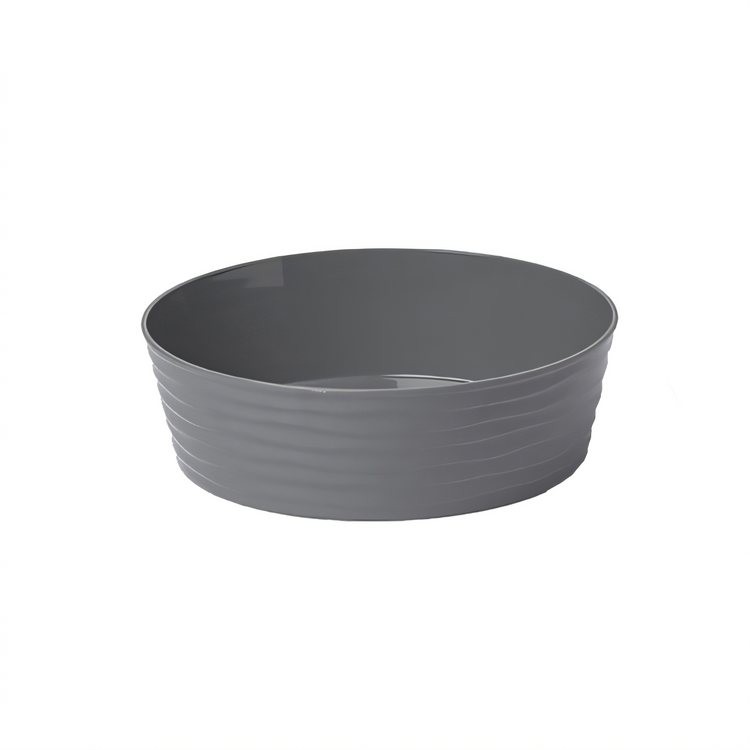 Product image #1 for American Metalcraft Del Mar Gray ABS Plastic Serving Bowl, 80 oz., 10-Inch Round