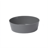 American Metalcraft Del Mar Gray ABS Plastic Serving Bowl, 80 oz., 10-Inch Round