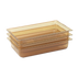 Thumbnail image #1 for Vollrath Super Pan® 1/1 GN High-Temp Plastic Food Pan, 2-1/2 Inch Deep, Amber