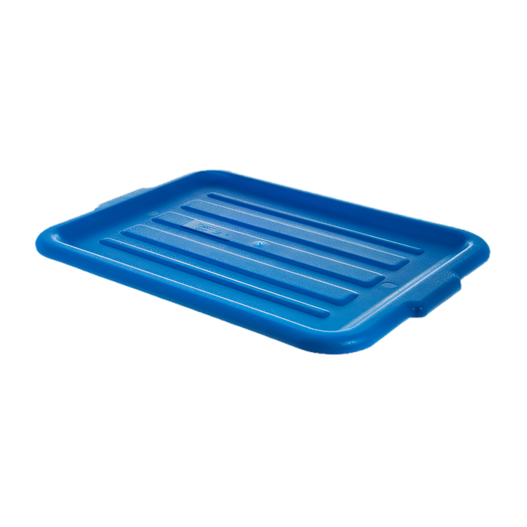 Product image #1 for Comfort Curve Universal Bus Tub Lid for 15 x 20 Tote Boxes, Blue Polypropylene