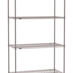 Thumbnail image #1 for Metro Super Erecta SE-1842K4-86-S4 Wire Stationary Starter Wire Shelving Unit, 42"W x 18"D x 86"H, 800 lb. capacity per shelf, 2000 lb. capacity per
