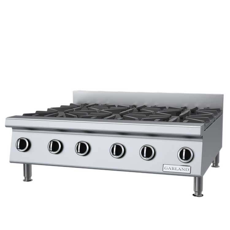 Product image #1 for Garland Starfire 36-Inch Countertop Gas Hot Plate with 6 Open Burners
