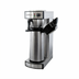Thumbnail image #1 for Omcan USA Single Brewer Manual Pourover Airpot Coffee Maker with 2 Liter Air Pot, Stainless Steel, 120V