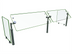 Thumbnail image #1 for Hatco Flav-R-Shield B950-72 Adjustable Self-Service 2-Bay Sneeze Guard, 72-Inch Wide