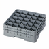 Thumbnail image #2 for Cambro Camrack® Full-Size Low Profile 25-Compartment Glass Rack with 2 Soft Gray Extenders