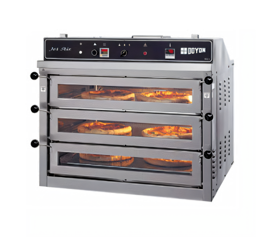 Product image #1 for Jet-Air PIZ3G 3-Deck Gas Countertop Pizza Oven for 3 18-Inch Pizzas