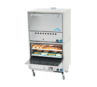 Comstock-Castle 2PO26 Double-Stack Gas Pizza Deck Oven with 4 Hearth Decks