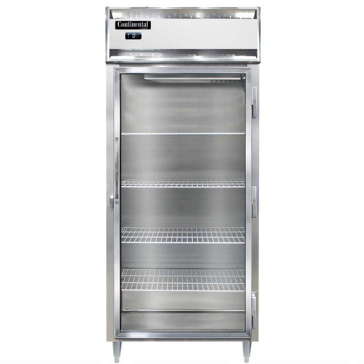 Product image #1 for Continental Refrigerator Designer Line D1FXNGD 1-Section Extra-Wide Display Reach-In Freezer