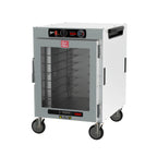 Thumbnail image #1 for Metro HotBlox™ HBCW8-AC-M Wide 8-Pan Half-Height Mobile Insulated Holding Cabinet with Clear Door and Analog Controls