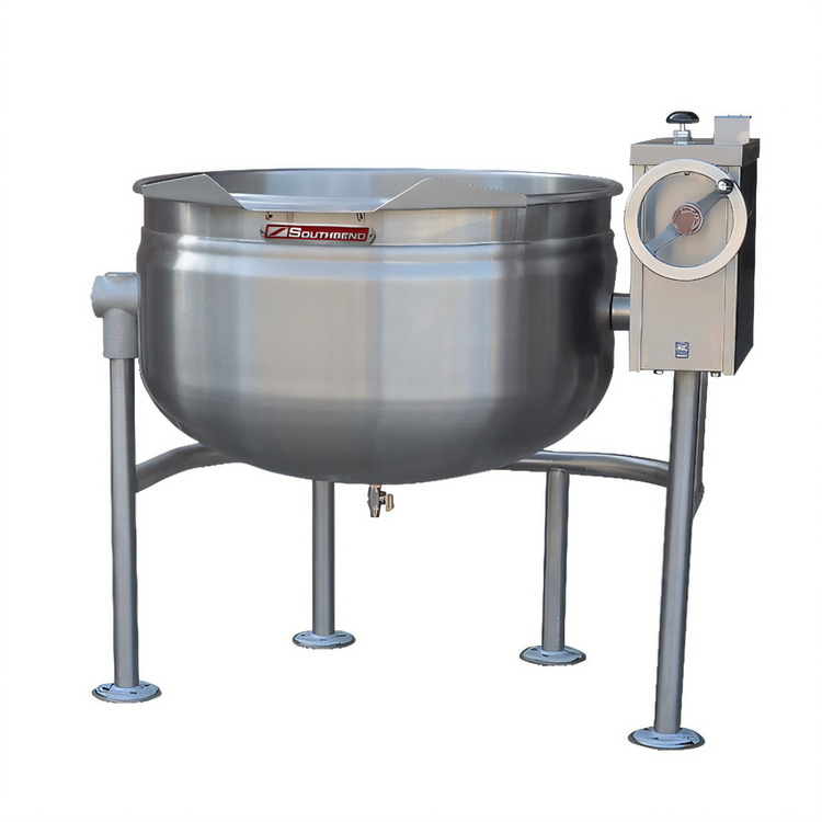 Product image #1 for Southbend Steam 40 Gallon Direct Steam Full-Jacketed Manual Crank Tilting Kettle