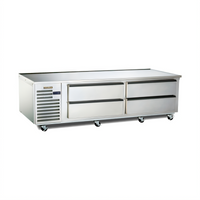 Traulsen Spec-Line 84-Inch Stainless Steel 4-Drawer Refrigerated Equipment Stand