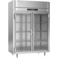 Victory UltraSpec™ V-Core™ 2-Section Reach-In Glass Door Freezer, 52 Cu. Ft., Self-Contained, Standard Depth