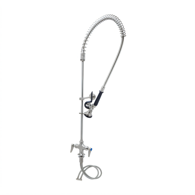 Product image #1 for Single-Hole Deck Mount Mixing Faucet with 24-Inch Riser and 1.15 GPM Spray Valve