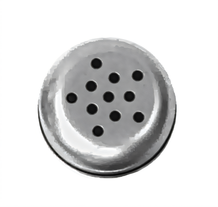 Product image #1 for American Metalcraft 3306T Perforated Stainless Steel Cheese Shaker Lid for 6- or 8-Ounce Shakers
