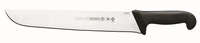 Mundial 12-Inch Stamped Butcher Knife with High-Carbon No-Stain Blade and Black Polypropylene Handle