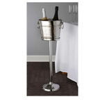 Thumbnail image #1 for American Metalcraft OWBS Oval Wine Bucket Stand, Silver, 24-1/4-Inch Tall Case of 4