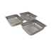 Thumbnail image #1 for Antunes 2/3 Size Solid Stainless Steel Steam Food Warmer Pan Set of 3