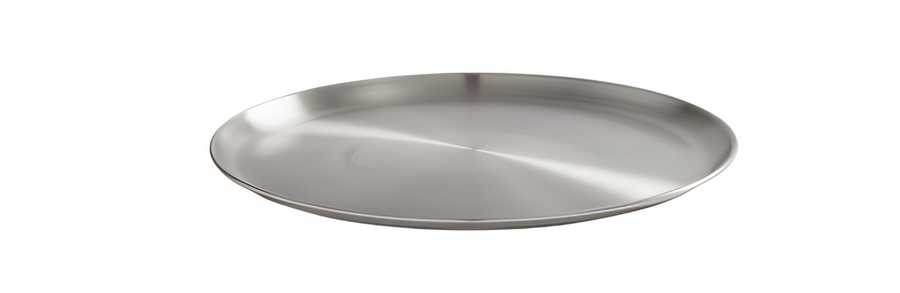 Product image #1 for American Metalcraft 9-Inch Round Stainless Steel Satin Finish Plate