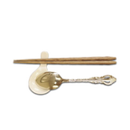 Thumbnail image #1 for Town Equipment 22804/CS Soup Spoon/Chopstick Rest, 2-1/2"D x 3-3/4"L, Melamine, Ivory