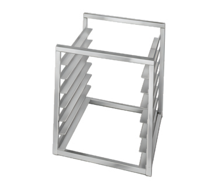 Product image #1 for Standard Heavy-Duty Aluminum End-Load Bun Pan Rack for Reach-In Refrigerators, 7-Pan Capacity