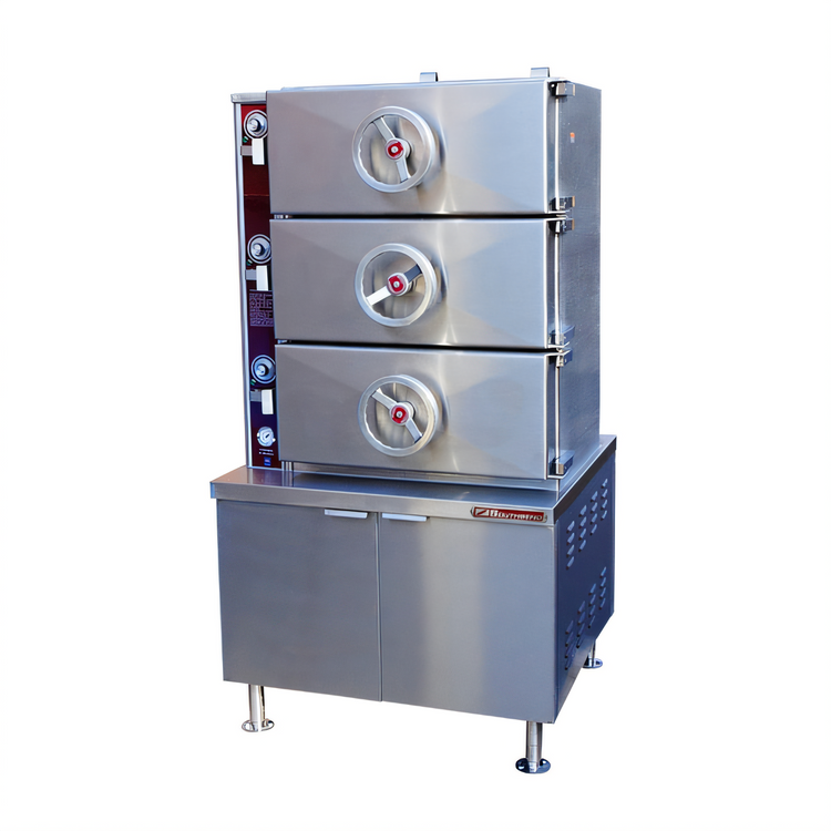 Product image #1 for Southbend Steam EC-2S Electric Pressure Steamer with 2 Compartments and 36-Inch Cabinet Base