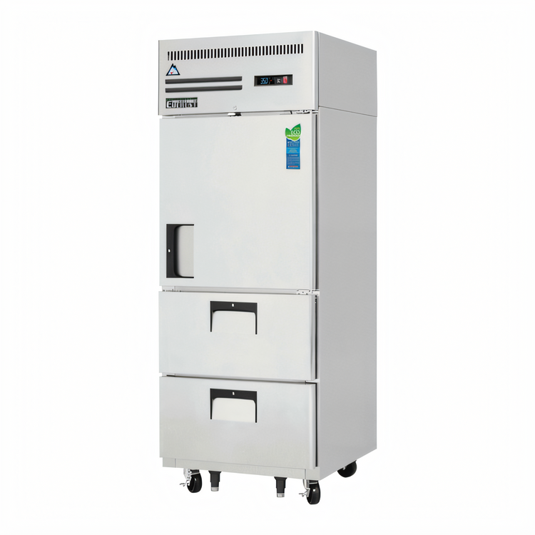 Product image #1 for Everest Refrigeration One-Section Door and Drawer Combo Reach-In Refrigerator, 23 Cu. Ft., 29-1/4 Inches Wide
