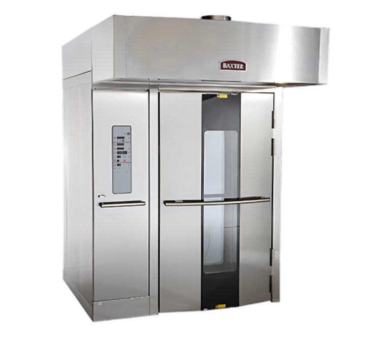 Product image #1 for Baxter OV500E2 Electric Rotating Rack Oven with Curved Front and Double-Rack Capacity