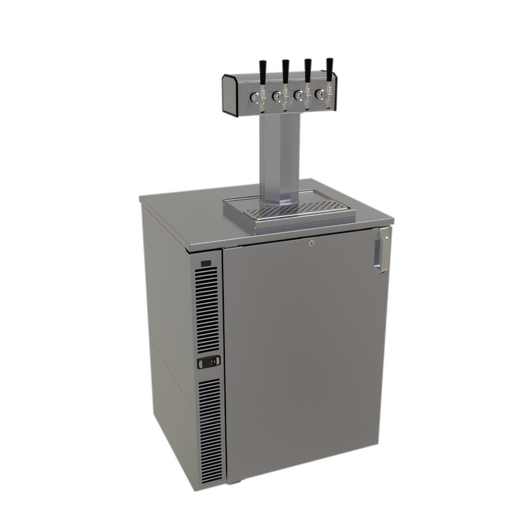 Product image #1 for Glastender C1SB28-DD One-Zone Side-Serviced Bar Profile Draft Dispensing Cooler, 28-Inch Wide