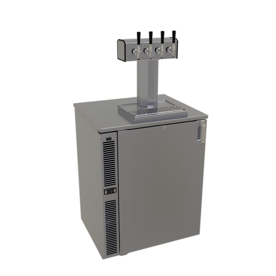 Product image #1 for Glastender C1SB28-DD One-Zone Side-Serviced Bar Profile Draft Dispensing Cooler, 28-Inch Wide