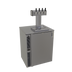 Thumbnail image #1 for Glastender C1SB28-DD One-Zone Side-Serviced Bar Profile Draft Dispensing Cooler, 28-Inch Wide