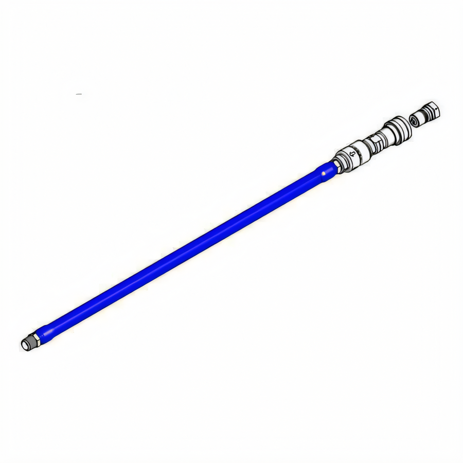 Product image #1 for T&S Brass Safe-T-Link 48-Inch Coated Stainless Steel Water Connector Hose with Quick Disconnect and Vacuum Breaker, 3/8-Inch NPT