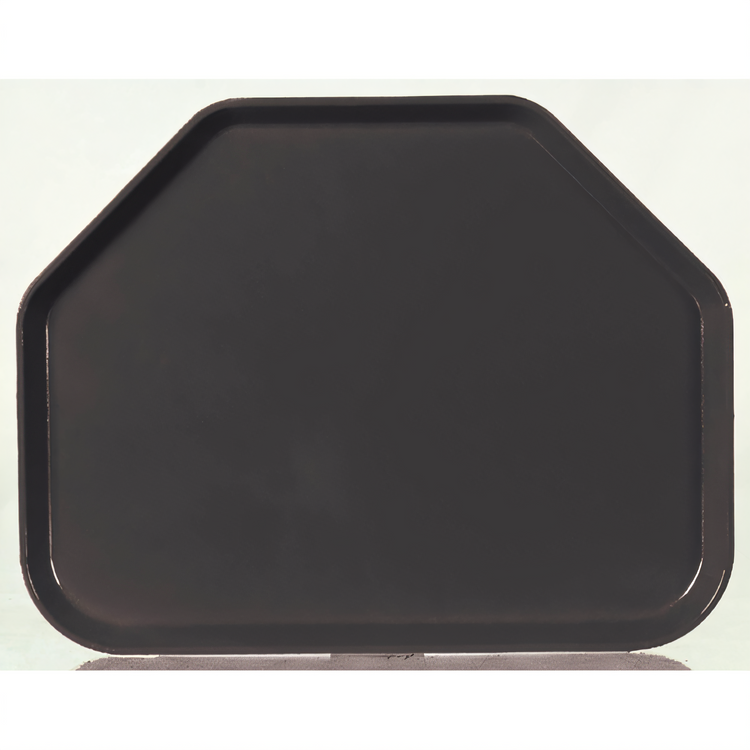 Product image #2 for Glasteel™ Trapezoid Fiberglass Cafeteria Tray, 18 x 14 Inches, Black