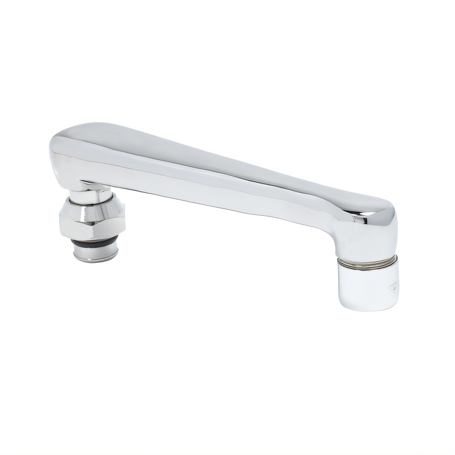 Product image #1 for T&S Brass 6-Inch Swivel Cast Spout with 2.2 GPM Aerator, Chrome-Plated, Low-Lead
