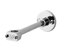 T&S Brass 6 Inch Chrome Plated Brass Wall Bracket for Pre-Rinse Systems