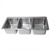Thumbnail image #1 for BK Resources Deep Drawn 3-Compartment Drop-In Sink, 55-3/4