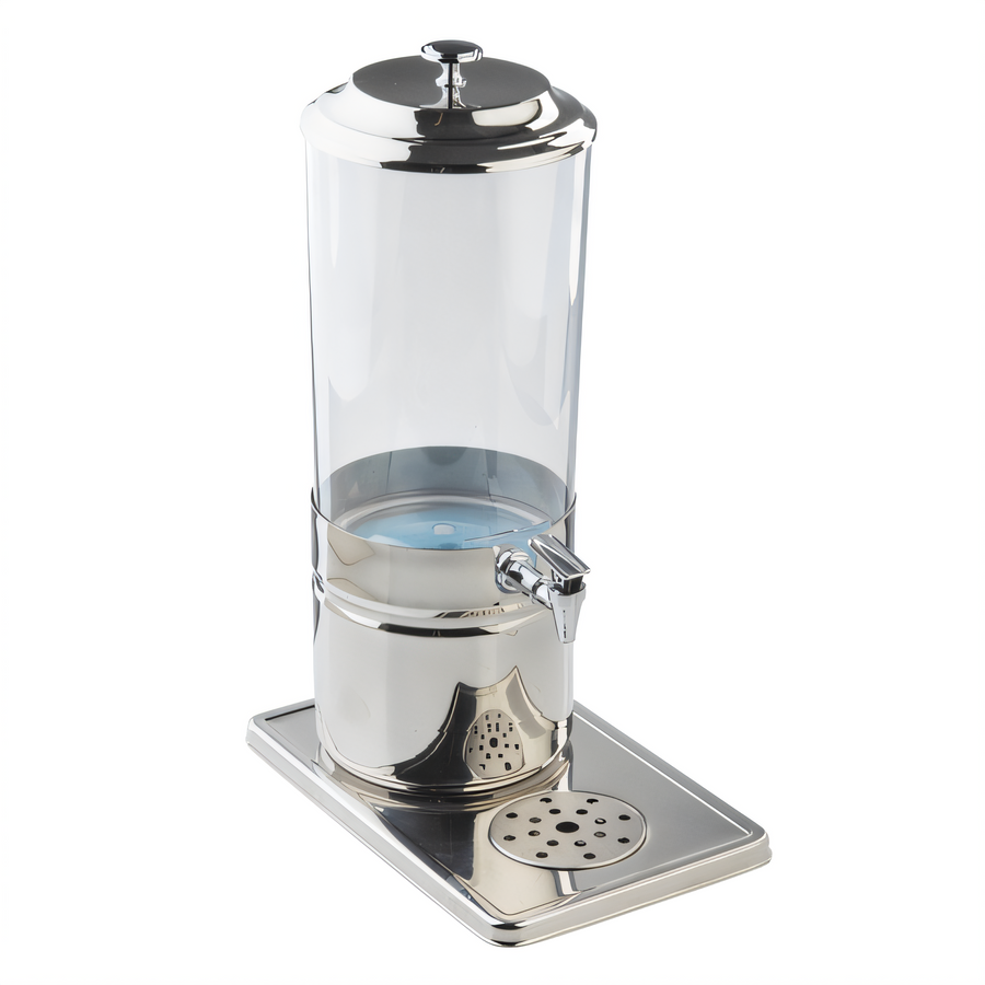 Product image #1 for Single 2 Gallon Beverage Dispenser with Polycarbonate Reservoir and Stainless Steel Base