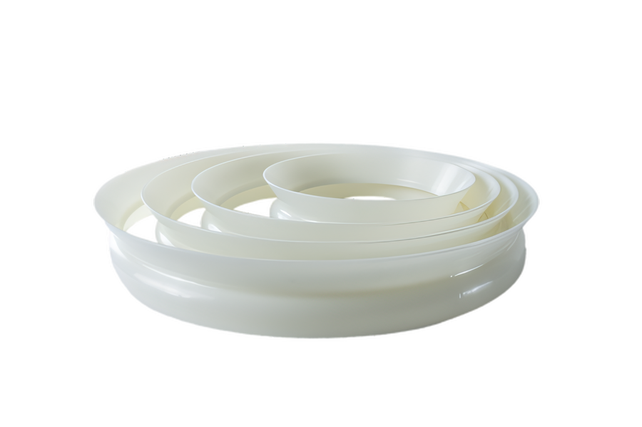 Product image #1 for Antunes Sm^rt Rings Pizza Topping Ring Kit, 4 Sizes for 7 to 14 Inch Pizzas