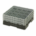Thumbnail image #2 for Cambro Camrack® Full Size 16-Compartment Glass Rack with 3 Extenders, Black