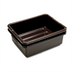 Thumbnail image #1 for Rubbermaid Commercial 7-1/8 Gallon Brown Single-Compartment Bus Tub / Utility Box