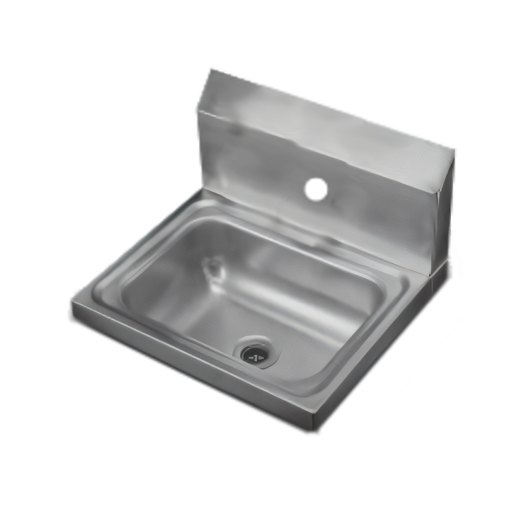 Product image #1 for Vollrath Wall-Mount Stainless Steel Hand Wash Sink, 1-Hole for Electronic Mixing Faucet, 17 x 15 Inches